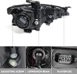Halogen Left Headlight For Chrysler 200 2015 2016 2017 Driver Side CH2502260 gallery image 3