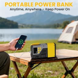 3000A Jump Starter with 150PSI Air Compressor Power Bank LED Display gallery image 4
