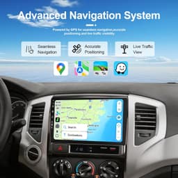 Android 13 Car Stereo Wireless CarPlay Android Auto Toyota Tacoma 2005-2015 SWC gallery image 3