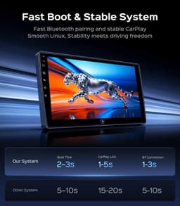 Android 13 Car Stereo Wireless CarPlay Android Auto Toyota RAV4 2006-2011 Bundle gallery image 5