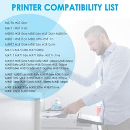 521H 52D1H00 Toner 2 Pack for Lexmark MS710 MS810 MS811 25000 Yield gallery image 6