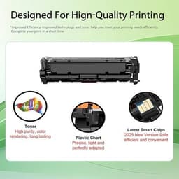 305A Toner Cartridge 4 Pack Replacement for HP 305A CE410A CE411A CE412A CE413A gallery image 3