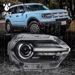Right LED Headlight Assembly for Ford Bronco Sport 2021-2023 Projector RH gallery image 4