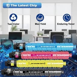 IM C4510 IM C6010 Toner Cartridges 4 Pack with Chip High Yield Compatible Bundle gallery image 3
