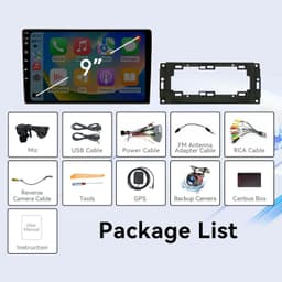 Android 13 Car Stereo Wireless CarPlay Android Auto Dodge Ram 1500/2500/3500 GPS gallery image 5