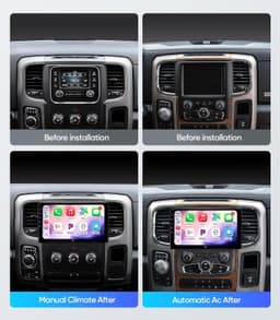 10in Android Car Stereo Dodge Ram 1500 2500 3500 2013-2018 Wireless CarPlay gallery image 4