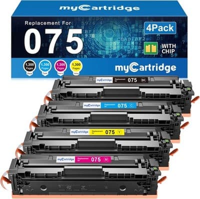 075 Toner Cartridge Set Compatible Replacement for Canon 075 075H Toner Works wi