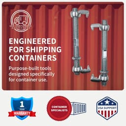 Heavy Duty Shipping Container Connectors Twist Lock Steel 2 Pack gallery image 5