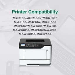 56F1000 High Yield Black Toner Cartridge 6000 Pages Compatible for MS MX gallery image 3