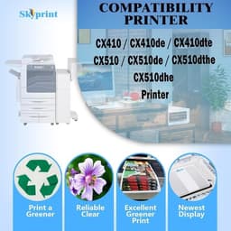 CX410 CX510 High Capacity Toner 4-Pack for Lexmark 80C1HK0 80C1HC0 80C1HM0 gallery image 5