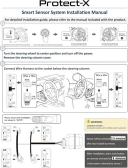 Prius 2018-2022 Smart Sensor Anti-Theft Plug & Play Security System Protect-X gallery image 7