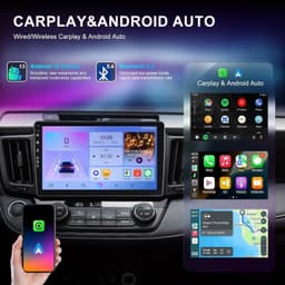 10.1″ Android 13 Car Stereo Toyota RAV4 2013-2018 w/ CarPlay & Backup Cam gallery image 4