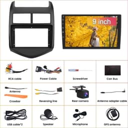 Android 13 Car Stereo 9 Inch CarPlay Android Auto Radio With Camera GPS WiFi gallery image 3
