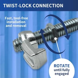 Heavy Duty Shipping Container Connectors Twist Lock Steel 2 Pack gallery image 2