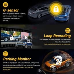 Other Car Video 128GB: Electronics 2022 KuTaiTai 4K Dash Cam Toyota RAV4 2022 2 gallery image 3