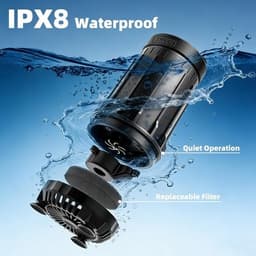 Shower Heads & Combos Pet Bath Portable Camping Shower 8000mAh Rechargeable Outd gallery image 3