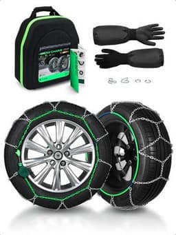 ‎SWC0004 Tire Chains, Anti-Skid & Socks Sand | SWC0004 Set of 2 Snow Chains 16mm gallery image 1