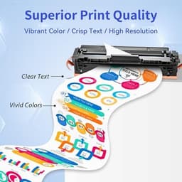 075 Toner Cartridge Set Compatible Replacement for Canon 075 075H Toner Works wi gallery image 4