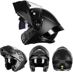 A0016 Motorcycle & Powersport Helmets A Motorcycle Helmet Bluetooth DOT Approved gallery image 4