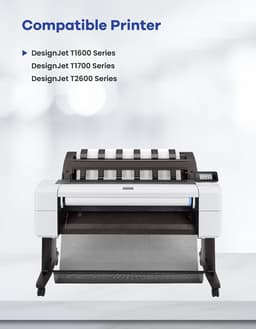 DesignJet 730 Ink Cartridge 6-Pack (MK/PK/G/C/M/Y) Ink Cartridges Matte Black/Ph gallery image 5