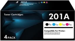 201A Toner Cartridges M277dw Replacement for HP 201A 201X for Color LaserJet Pro gallery image 1