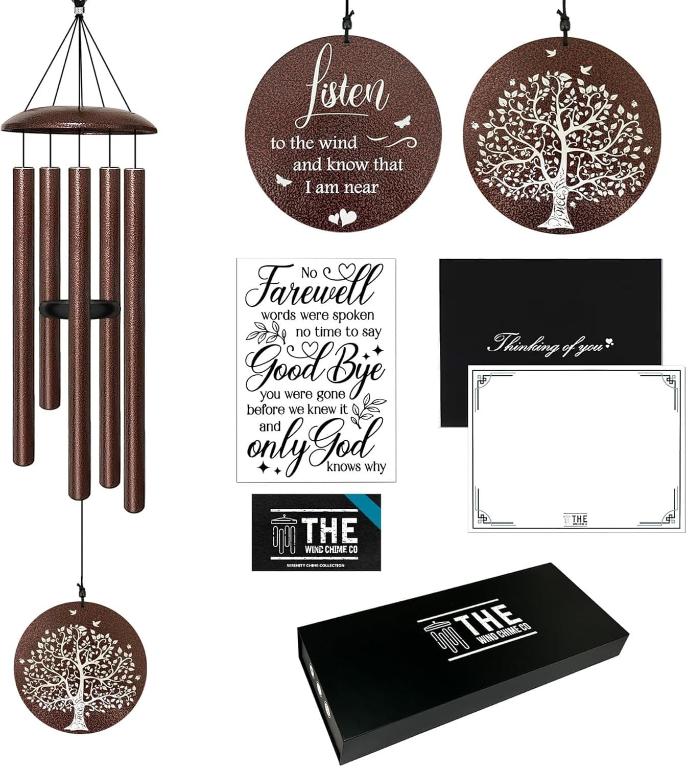 Decorative Wind Chime Indoor Outdoor Garden Patio Memorial Soothing Tones