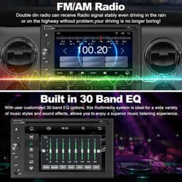 Android 13 Car Stereo Wireless CarPlay Android Auto Video In-Dash Units w Bundle gallery image 2