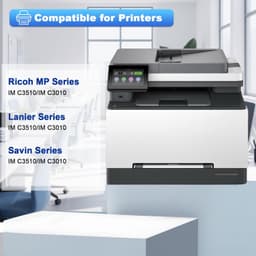 Toner Cartridge IM C3010 IM C3510 Toner Cartridges 4 Pack Kit Set Ready Wireless gallery image 7