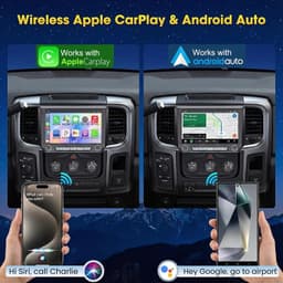 Android 13 Car Stereo Wireless CarPlay Android Auto Dodge Ram Pickup 1500 2500 3 gallery image 8