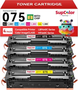 Compatible 075 Toner Cartridge Replacement for Canon 075 075H Toner Cartridge Co gallery image 1