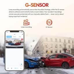 4K Dash Cam for Land Cruiser 2024-2026 WiFi App 64GB gallery image 2
