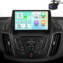 9in Android Touchscreen Radio for Ford Kuga 2013-2016 CarPlay Camera WiFi gallery image 1