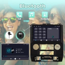 9in Android Car Stereo for Ford Escape 2007-2012 Wireless CarPlay GPS Bluetooth gallery image 3