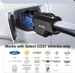 NACS to CCS1 Adapter UL2252 500A 250kW Fast Charge Lock Waterproof gallery image 2