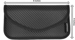 Faraday Shield 8×4 Carbon Fiber Phone Case EMP RFID GPS Signal Blocking Bag gallery image 7