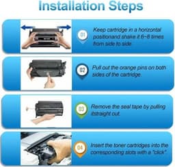 218X Toner Cartridges 4 Pack with Chip Replacement for HP 218X W2180X 218A W2180 gallery image 8