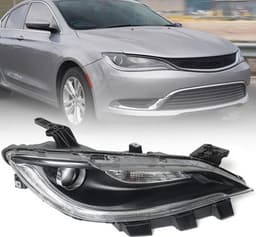 Headlight Assemblies Chrome 2015 Halogen Headlight Assembly Fit Chrysler Kit Set gallery image 1