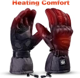 SAVIOR HEAT Heated Motorcycle Gloves Large Waterproof Rechargeable Winter Gloves gallery image 2