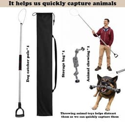 Animal Traps & Cages Adjustable 60–92 Inch Animal Catch Pole Animal Control Pole gallery image 5