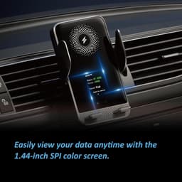 Car Phone Holder with 4G WiFi Wireless Charger 15W Smart Vent Mount 10GB Data gallery image 4