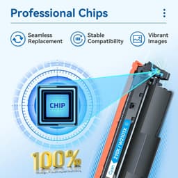 210A Color Toner Cartridges 4 Pack With Chip Compatible LaserJet Pro 4201 4301 gallery image 4