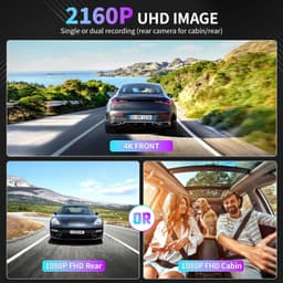 4K Dash Cam for Genesis GV60 2023-2025 OEM Style Hidden WiFi G-Sensor gallery image 4