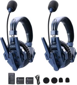 XH-Master2 Telephone Headsets Black XTALK Master 2 Users Wireless Intercom Heads gallery image 1