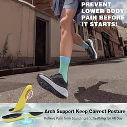 Men’s Orthopedic Wide Running Shoes Arch Support Plantar Fasciitis Pain Relief gallery image 5