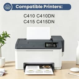 C410 Black Toner Cartridge 006R04685 Toner Cartridges Compatible for Xerox Genui gallery image 2