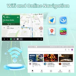 9in Android Car Stereo for Ford Escape 2007-2012 Wireless CarPlay GPS Bluetooth gallery image 4