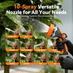 heavy-duty Hose Reels & Storage Black Retractable Garden Hose Reel 1/2 in x 100 gallery image 5