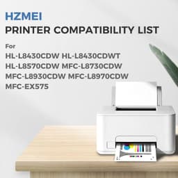 TN635XL High Yield Toner Cartridge 4 Pack Compatible Color Laser Printers gallery image 3