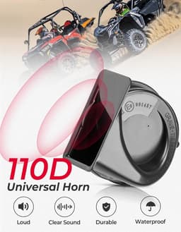 UTV Triangle Turn Signal Kit Column Switch 110dB Horn Plug Play Street Legal gallery image 2