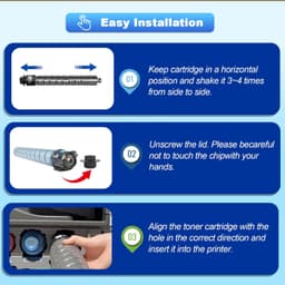 Toner Cartridge IM C3010 IM C3510 Toner Cartridges 4 Pack Kit Set Ready Wireless gallery image 3